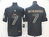 Nike Steelers 7 Ben Roethlisberger Black Gold Vapor Untouchable Limited Jersey,baseball caps,new era cap wholesale,wholesale hats
